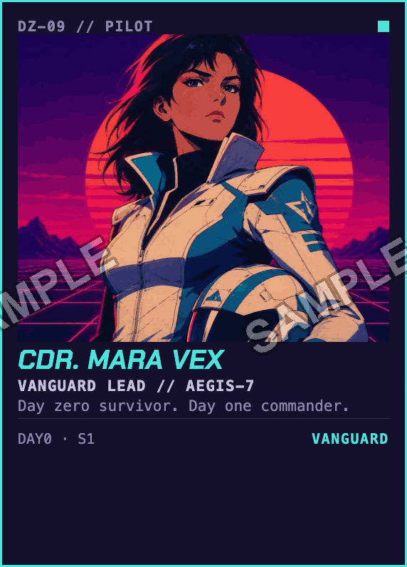 Cdr. Mara Vex — Day0 S1