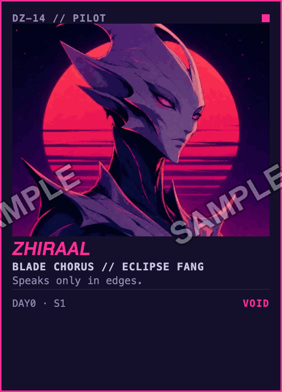 Zhiraal — Day0 S1