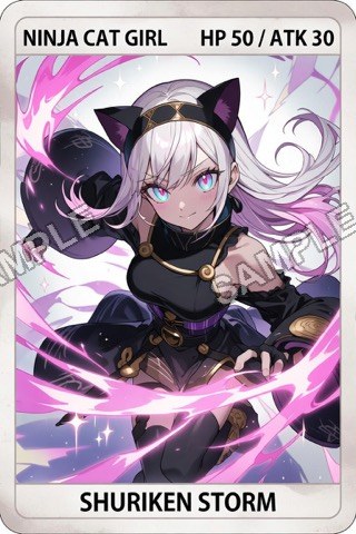 Ninja Cat Girl — NinjaForce S1