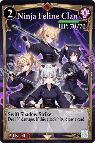 Ninja Feline Clan — NinjaForce S1